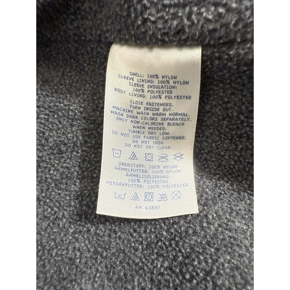 Land's End Kids Youth L (7) Grow-A-Long Gray Hooded Winter Jacket‎ Coat